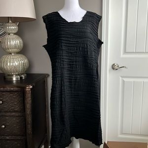 Carol Turner Fiore, flared black sleeveless Tank dress